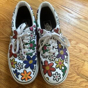 Vans Floral Canvas Sneakers